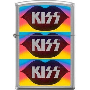 Sharp Kiss Rock & Roll  Pop Art Zippo Lighter